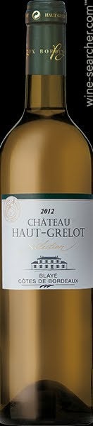 Chateau Haut Grelot Selection Blanc Blaye Cot Prices Stores Tasting Notes And Market Data