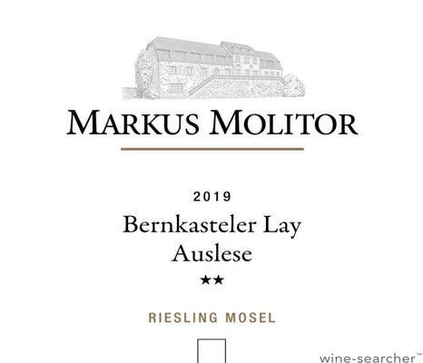 Label 1 of Markus Molitor Bernkasteler Lay Goldene Kapsel Riesling Auslese