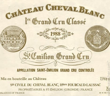 処分価格　CH. CHEVAL BLANC 1989 1989 Chateau Cheval Blanc, Saint-Emilion, France | prices