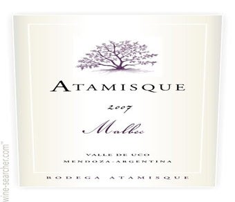 Label 1 of Bodega Atamisque Malbec