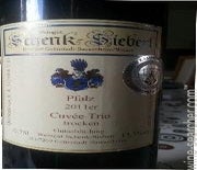 Label 1 of Weingut Schenk-Siebert 'Cuvee Trio' Rotwein Trocken