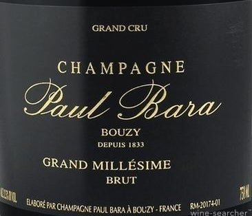 Label 1 of Paul Bara Grand Millesime Grand Cru Brut