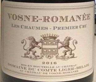 Label 2 of Domaine du Comte Liger-Belair Les Chaumes