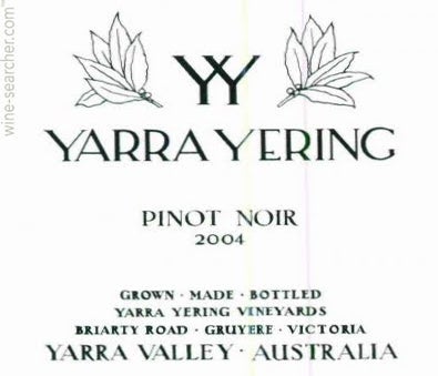 Label 2 of Yarra Yering Pinot Noir