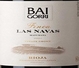 Label 1 of Bodegas Baigorri 'Finca Las Navas' Maturana