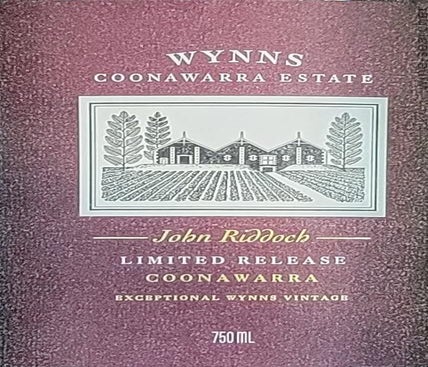 Label 7 of Wynns Coonawarra Estate John Riddoch Cabernet Sauvignon