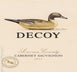 4th label thumbnail of Decoy Cabernet Sauvignon