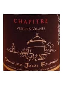 Click to see larger label image Label of Domaine Jean Fournier Bourgogne Chapitre Vieilles Vignes