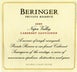 11th label thumbnail of Beringer Vineyards Private Reserve Cabernet Sauvignon