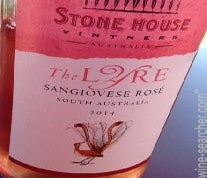 Label 1 of Stone House Vineyard The Lyre Sangiovese Rose