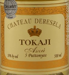 Chateau Dereszla Tokaji Aszu 5 Puttonyos, Tokaj, Hungary