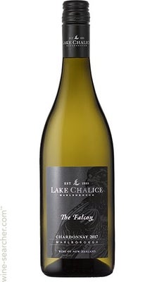 Label 1 of Lake Chalice 'The Falcon' Chardonnay