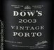 4th label thumbnail of Dow's Vintage Port