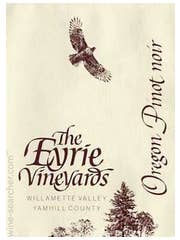 Click to see larger label image Label of 1999 The Eyrie Vineyards Pinot Noir