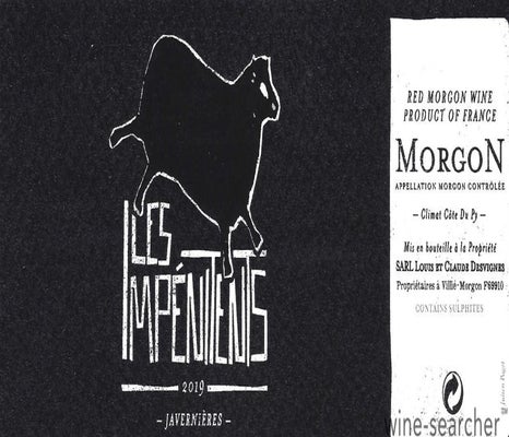 Label 1 of Domaine Louis Claude Desvignes Morgon Javernieres Les Impenitents