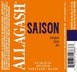 1st label thumbnail of Allagash 'Saison' Belgian Style Ale Beer