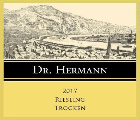 Label 1 of Dr. Hermann Riesling Trocken