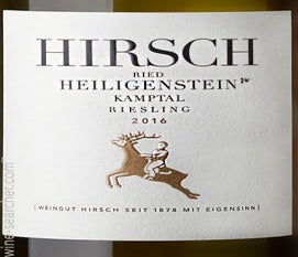 Label 1 of Weingut Hirsch Ried Heiligenstein Riesling Erste Lage