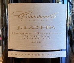 Label 1 of J. Lohr Carol's Vineyard Cabernet Sauvignon