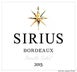 3rd label thumbnail of Maison Sichel Sirius Rouge