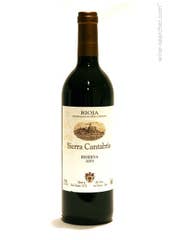 Click to see larger label image Label of 1997 Sierra Cantabria Reserva