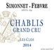 2nd label thumbnail of Simonnet-Febvre Les Clos