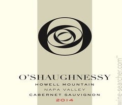 Label 1 of O'Shaughnessy Estate Howell Mountain Cabernet Sauvignon