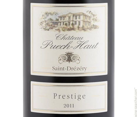 Label 1 of Chateau Puech-Haut Saint-Drezery Prestige Rouge