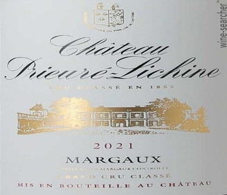 Label 1 of Chateau Prieure-Lichine