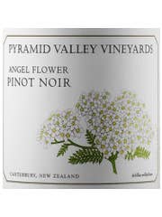 Click to see larger label image Label of 2012 Pyramid Valley Vineyards 'Angel Flower' Pinot Noir