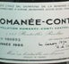 8th label thumbnail of Domaine de la Romanee-Conti Romanee-Conti Grand Cru