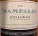 1st label thumbnail of Champalou Vouvray