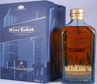 Label 1 of Johnnie Walker Blue Label Shanghai Duty Free Edition Blended Scotch Whisky