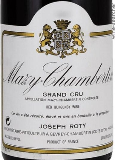 Joseph & Philippe Roty Mazis-Chambertin Grand Cru, Cote de