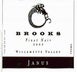 3rd label thumbnail of Brooks Janus Pinot Noir