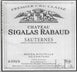 10th label thumbnail of Chateau Sigalas Rabaud
