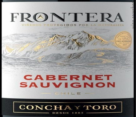 Label 1 of Concha y Toro Frontera Cabernet Sauvignon