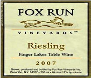 Label 2 of Fox Run Vineyards Dry Riesling