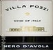 5th label thumbnail of Villa Pozzi Nero d'Avola Terre Siciliane IGP