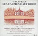 9th label thumbnail of Chateau Les Carmes Haut-Brion