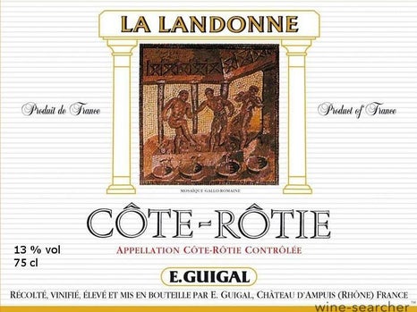 Label 1 of E. Guigal Cote Rotie La Landonne