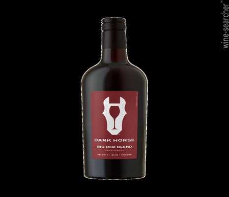 Label 1 of The Original Dark Horse Big Red Blend