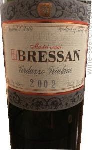 Label 1 of Bressan Verduzzo Friulano Friuli Isonzo