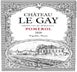 1st label thumbnail of Chateau Le Gay