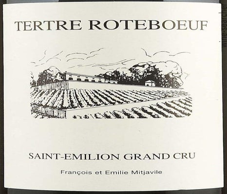 Label 1 of Chateau Le Tertre-Roteboeuf