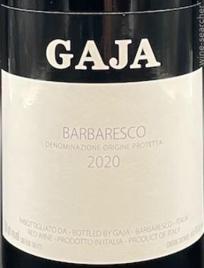 Label 1 of Gaja Barbaresco DOCG