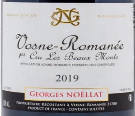 Label 3 of Domaine Georges Noellat Les Beaux Monts