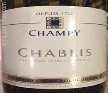 Label 1 of Maison Champy Chablis