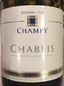 Label 1 of Maison Champy Chablis