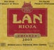 13th label thumbnail of Bodegas LAN Crianza